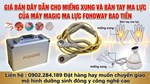 Giá Bán Dây Nguồn Từ Máy Đến Miếng Xung Và Bàn Tay Ma Lực Của Máy Magic Fohoway
